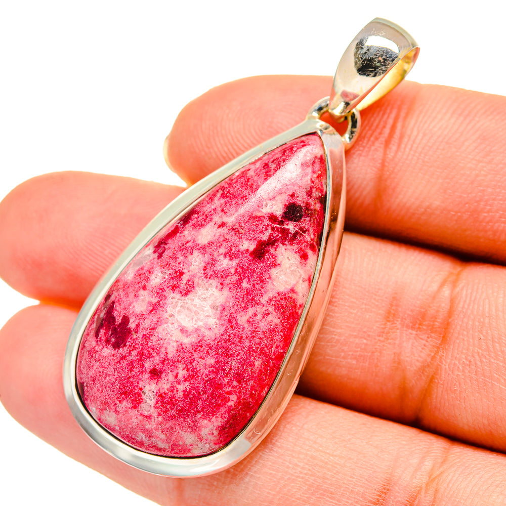 Thulite Pendants handcrafted by Anasilvercos - PD11477
