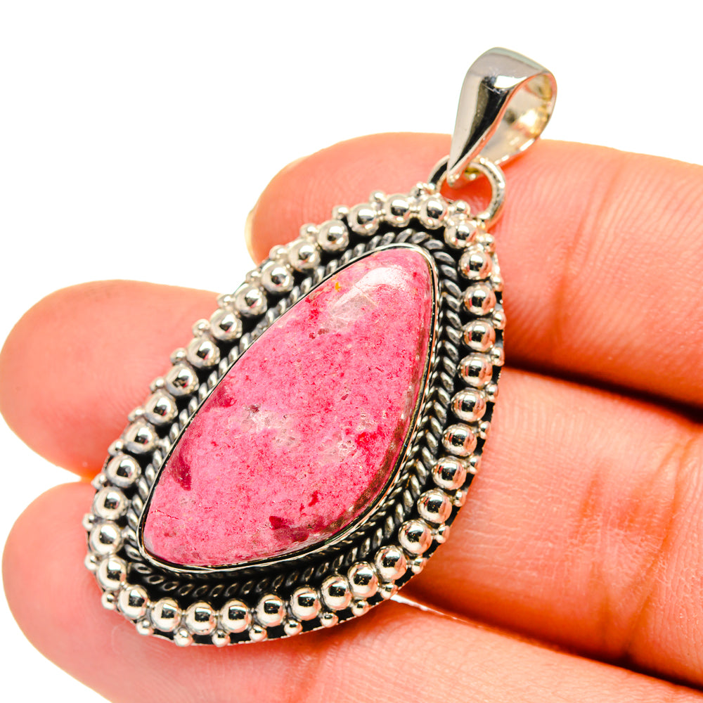 Thulite Pendants handcrafted by Anasilvercos - PD11486