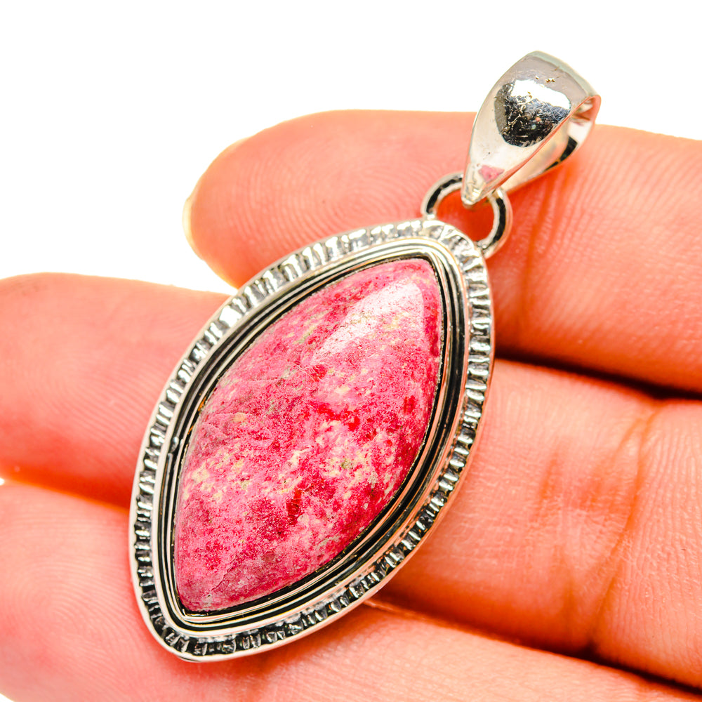 Thulite Pendants handcrafted by Anasilvercos - PD11487