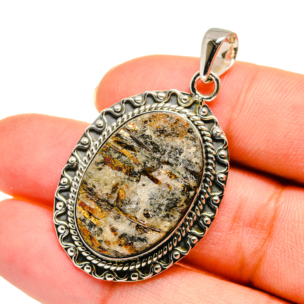 Astrophyllite Pendants handcrafted by Anasilvercos - PD11492