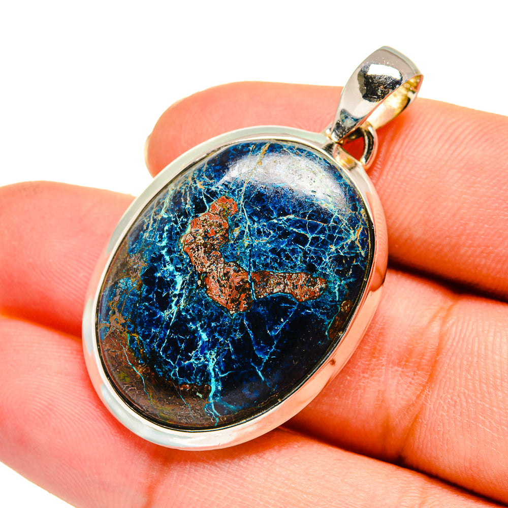 Shattuckite Pendants handcrafted by Anasilvercos - PD11494