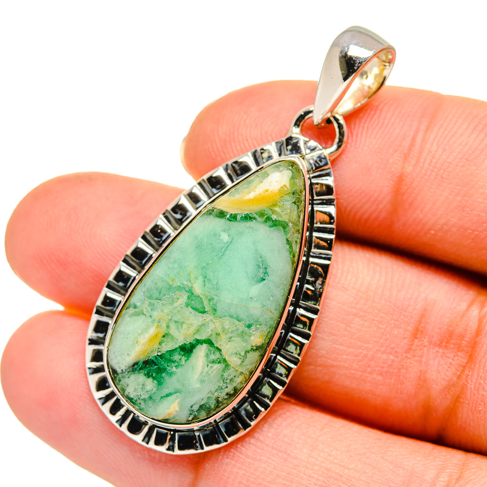 Rainforest Opal Pendants handcrafted by Anasilvercos - PD11498