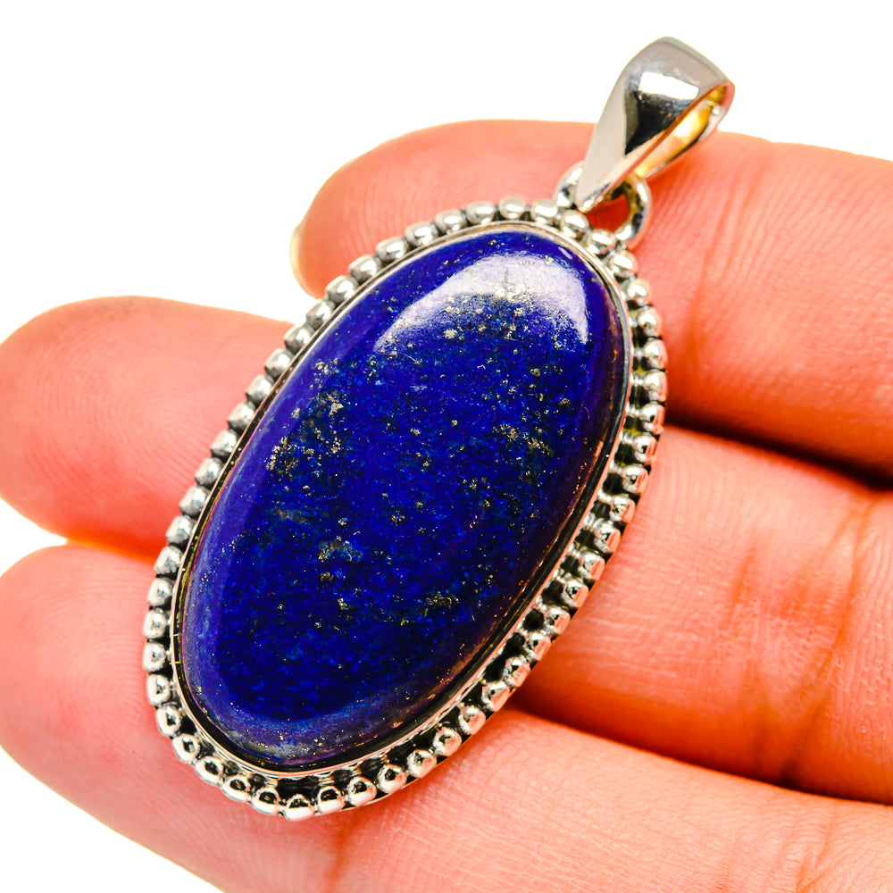Lapis Lazuli Pendants handcrafted by Anasilvercos - PD11517