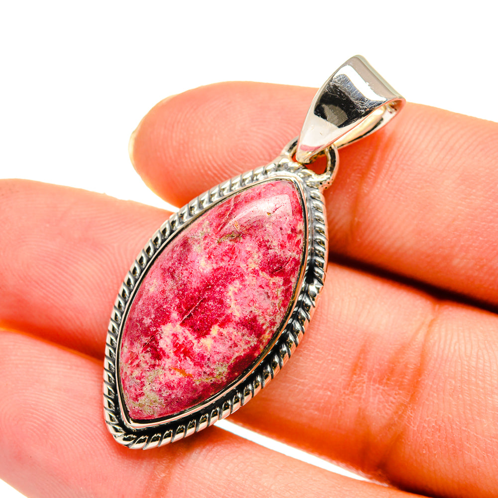 Thulite Pendants handcrafted by Anasilvercos - PD11520