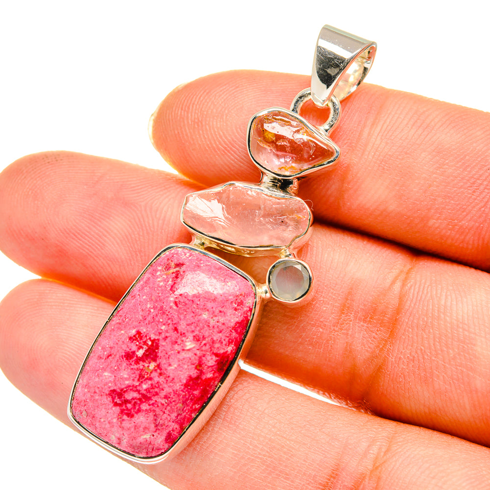 Thulite Pendants handcrafted by Anasilvercos - PD11521