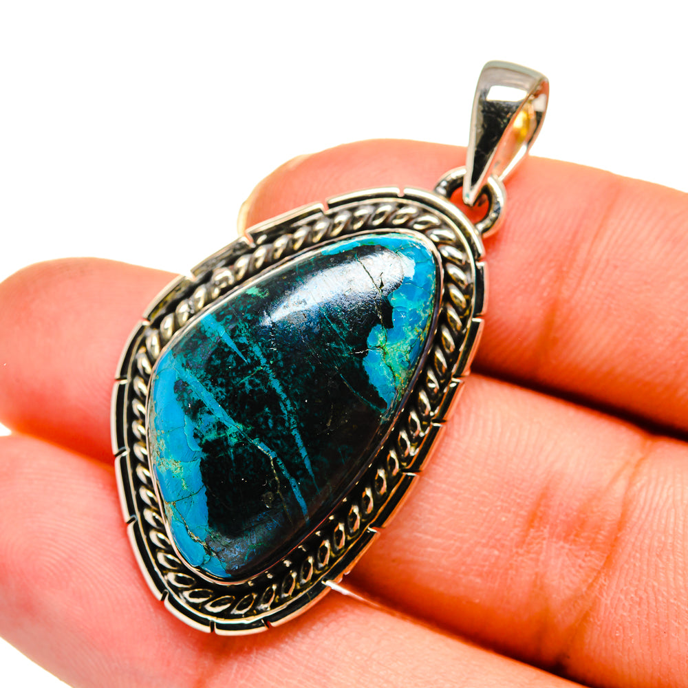 Shattuckite Pendants handcrafted by Anasilvercos - PD11547