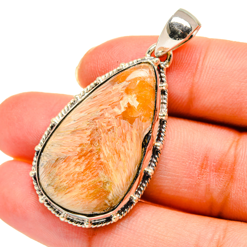 Scolecite Pendants handcrafted by Anasilvercos - PD11587