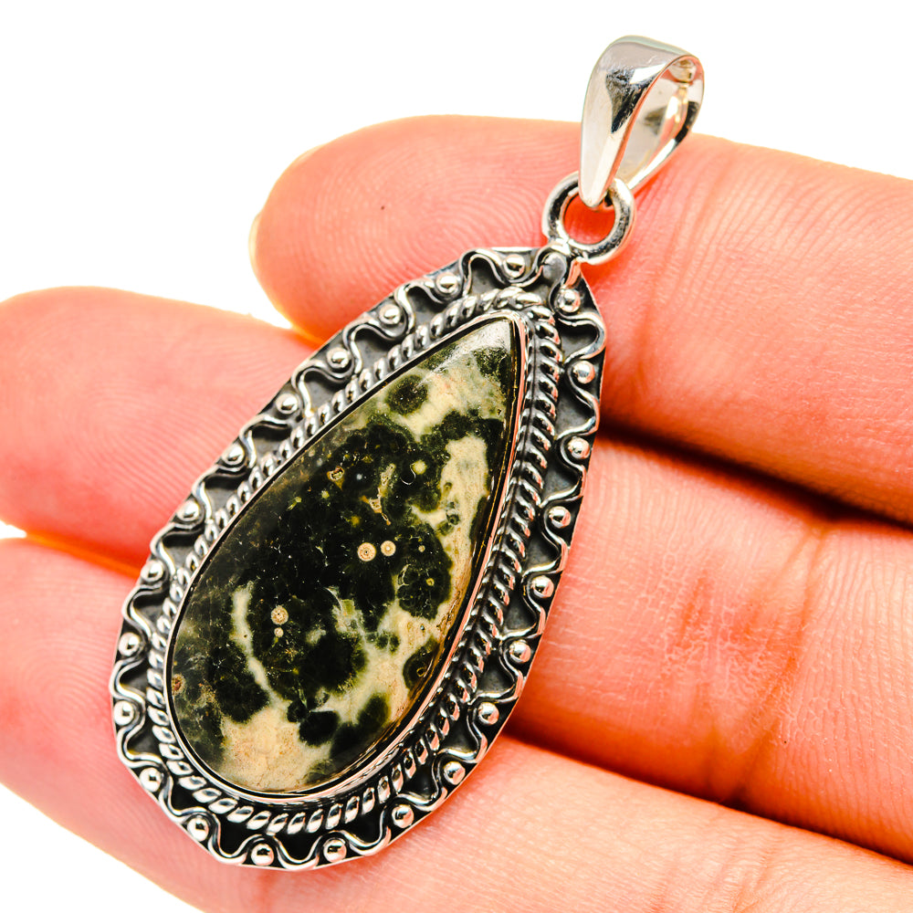 Ocean Jasper Pendants handcrafted by Anasilvercos - PD11590