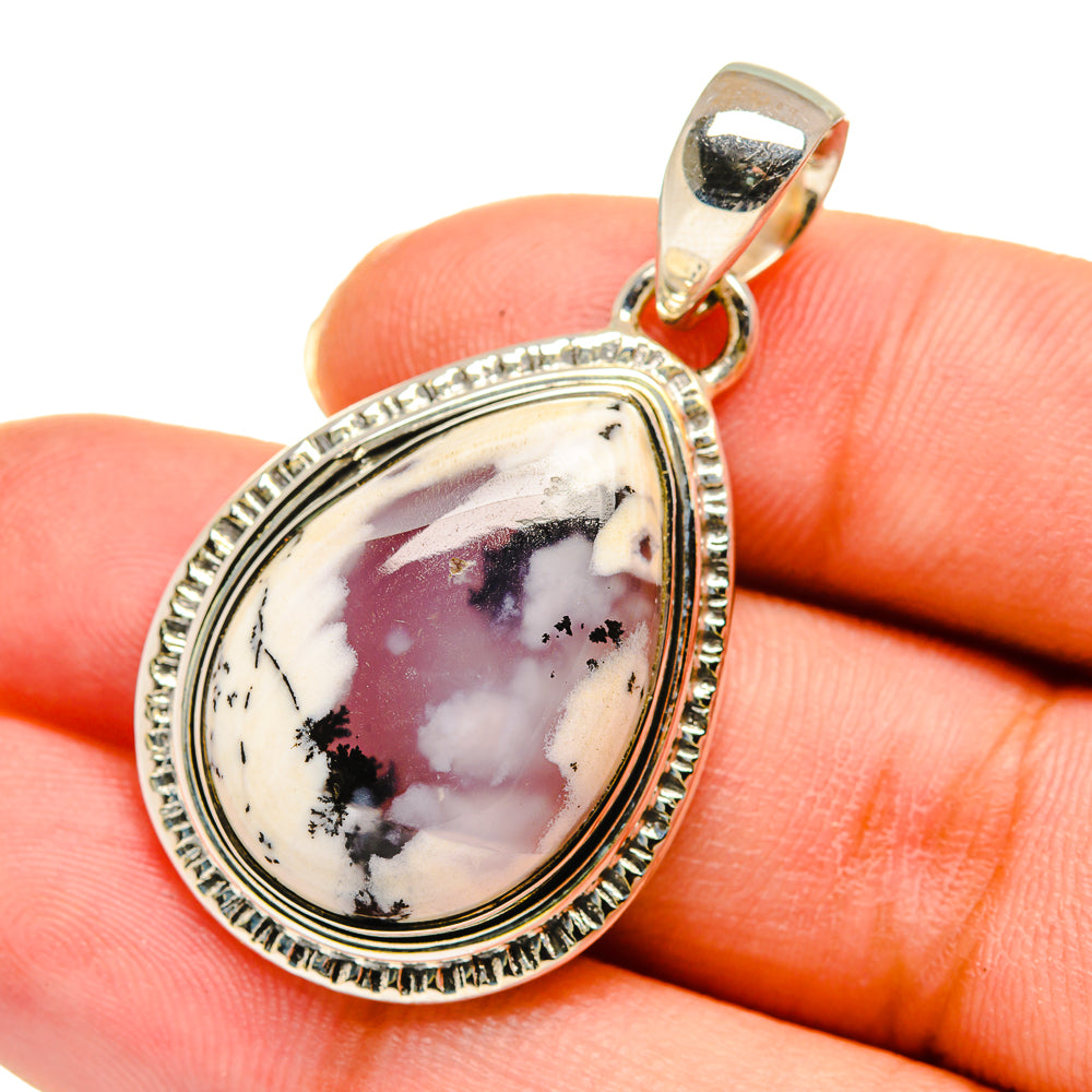 Dendritic Opal Pendants handcrafted by Anasilvercos - PD11599
