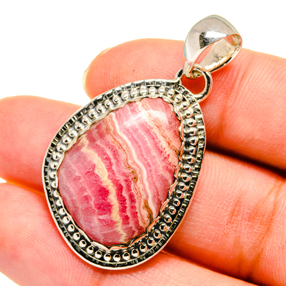 Rhodochrosite Pendants handcrafted by Anasilvercos - PD11609