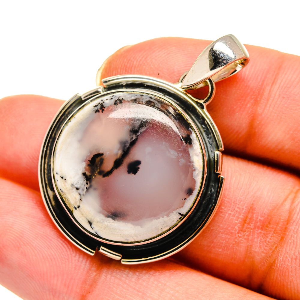 Dendritic Opal Pendants handcrafted by Anasilvercos - PD11615