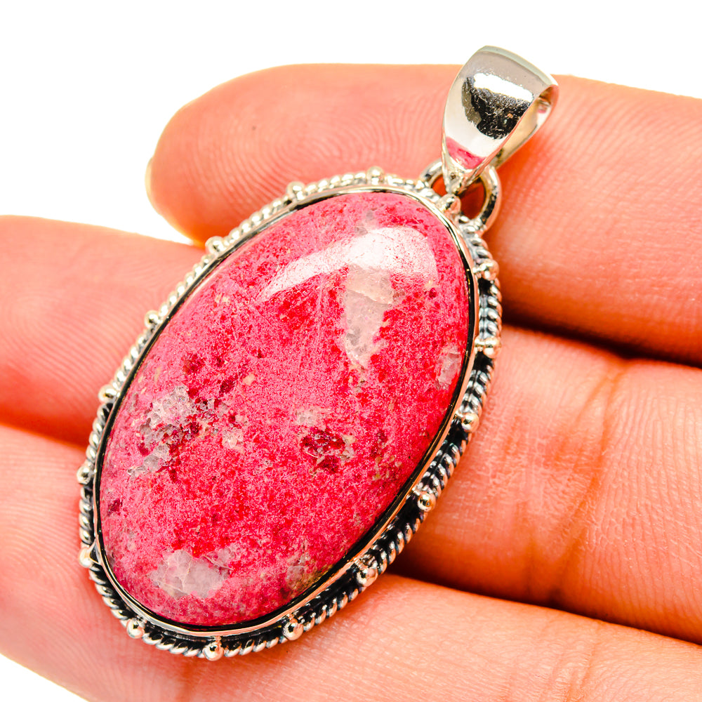 Thulite Pendants handcrafted by Anasilvercos - PD11619