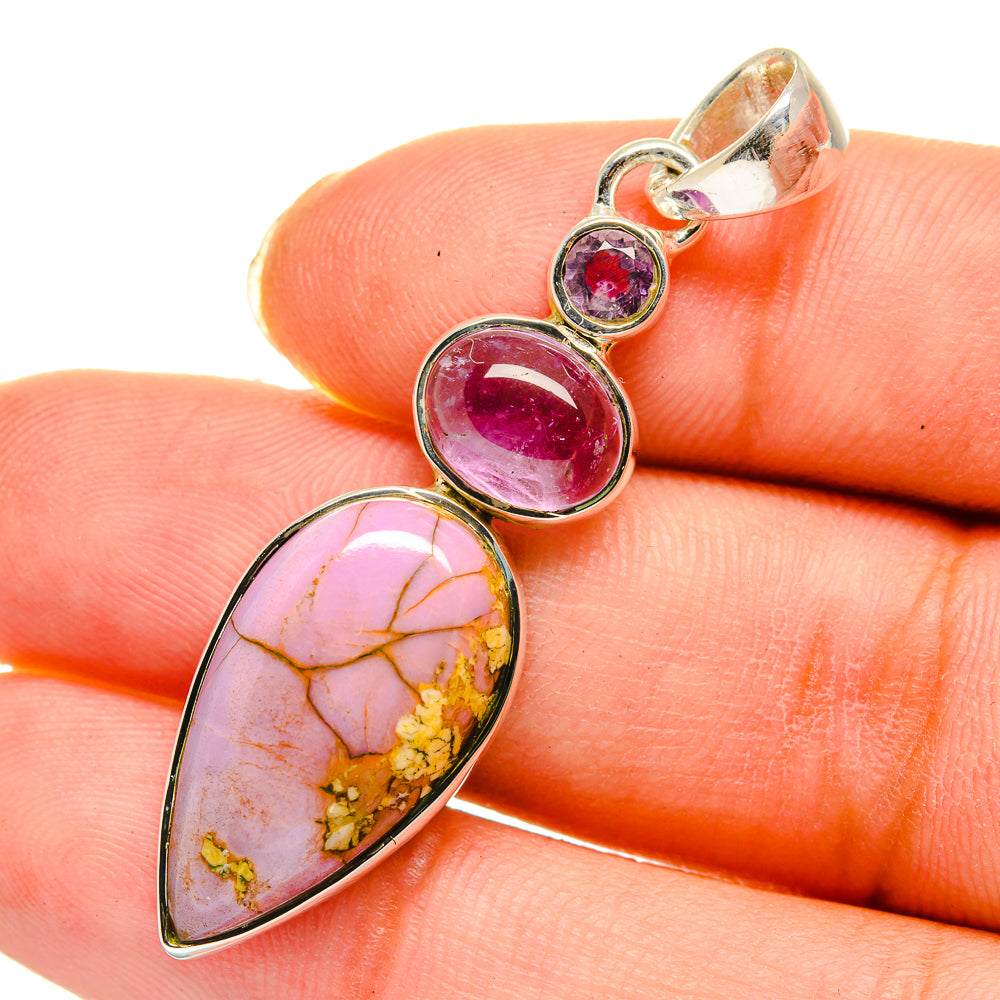 Phosphosiderite Pendants handcrafted by Anasilvercos - PD11645
