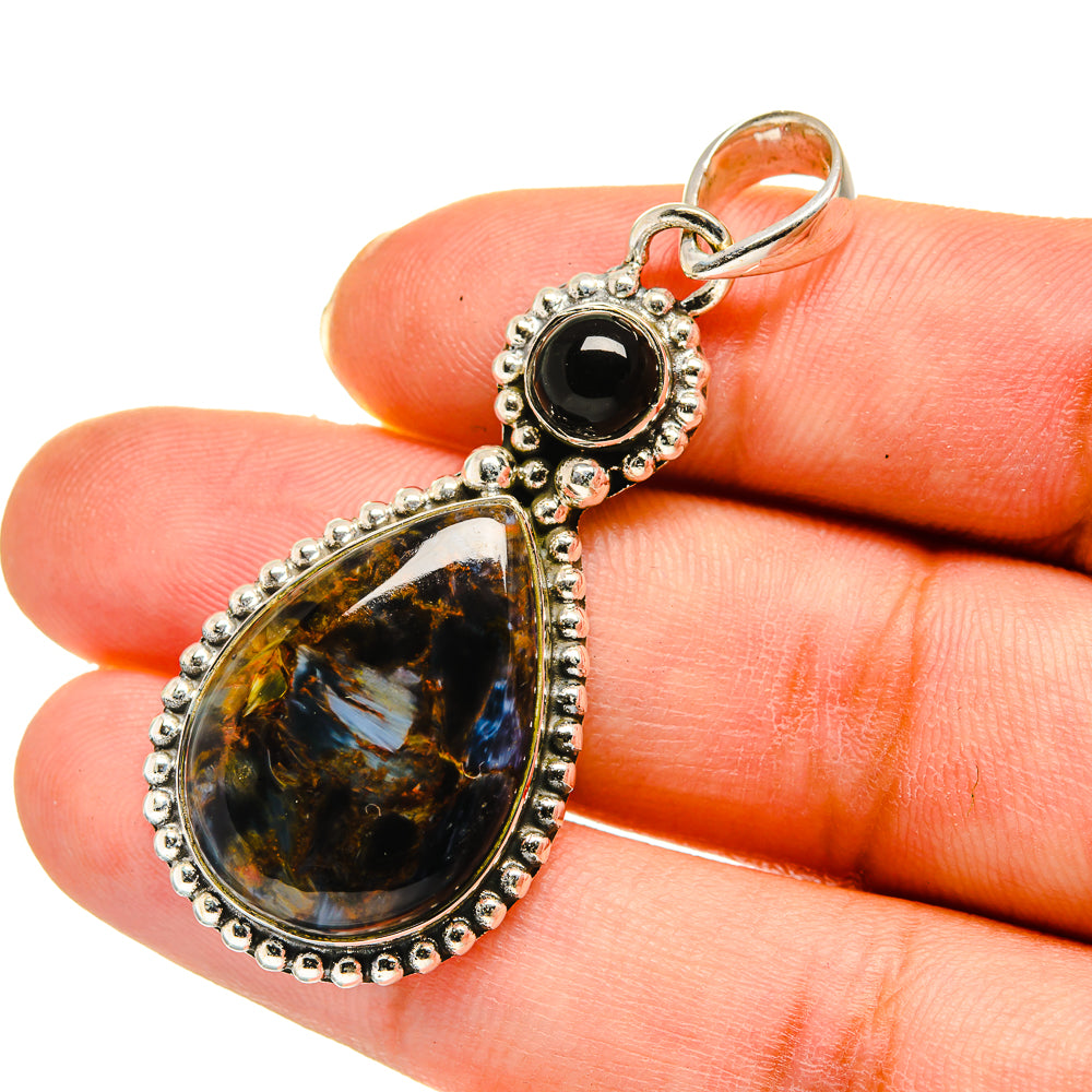 Pietersite Pendants handcrafted by Anasilvercos - PD11646