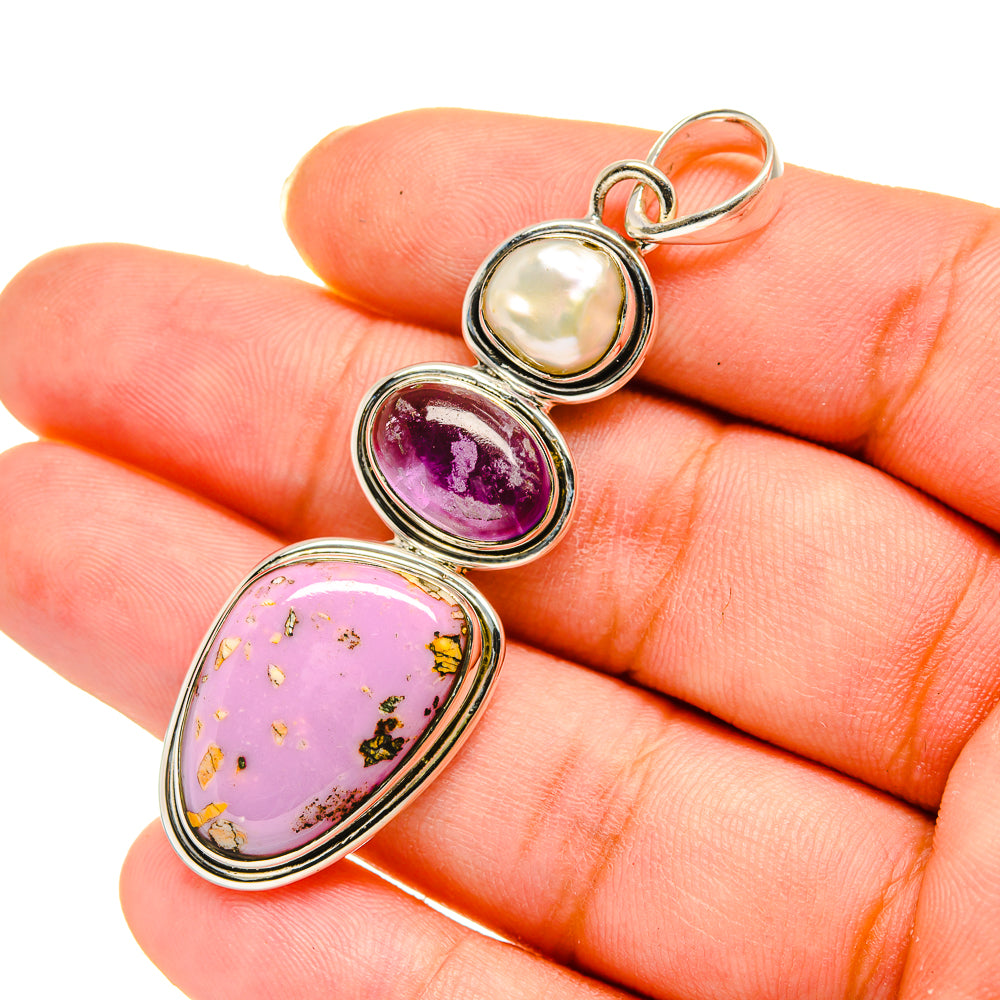 Phosphosiderite Pendants handcrafted by Anasilvercos - PD11663