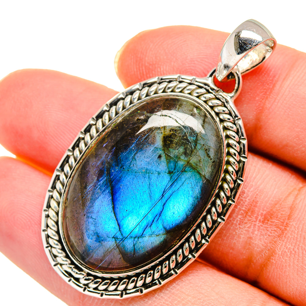 Labradorite Pendants handcrafted by Anasilvercos - PD11669