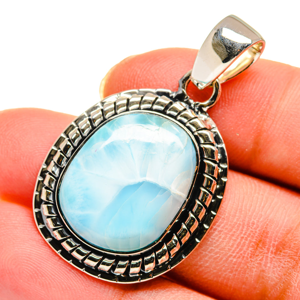 Larimar Pendants handcrafted by Anasilvercos - PD11709