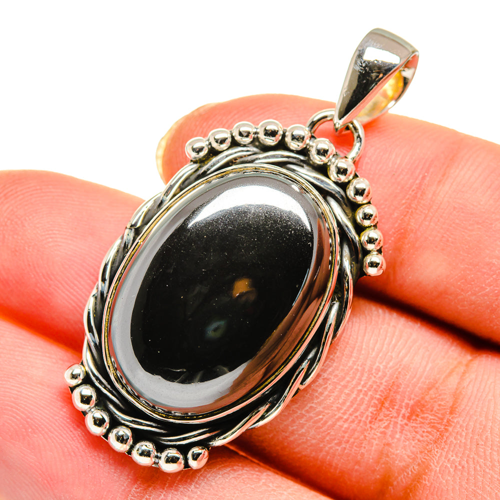 Hematite Pendants handcrafted by Anasilvercos - PD11716