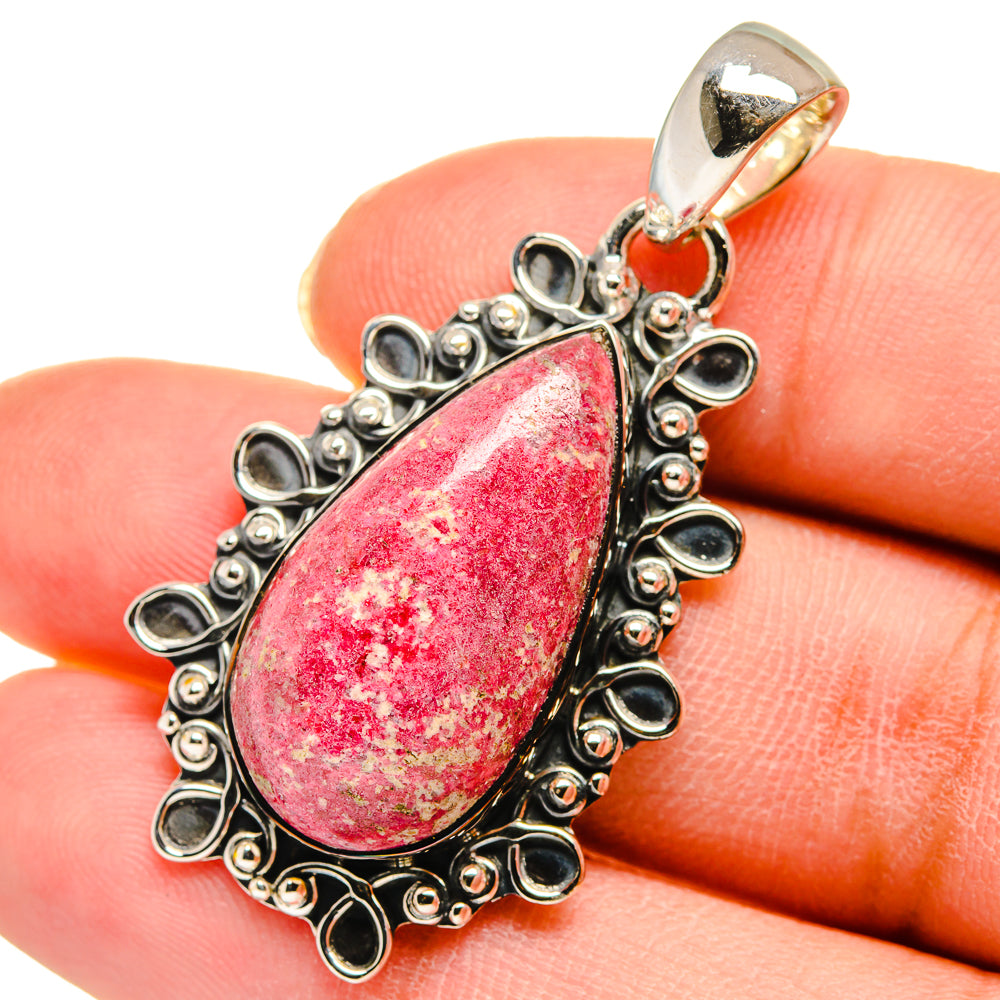 Thulite Pendants handcrafted by Anasilvercos - PD11723