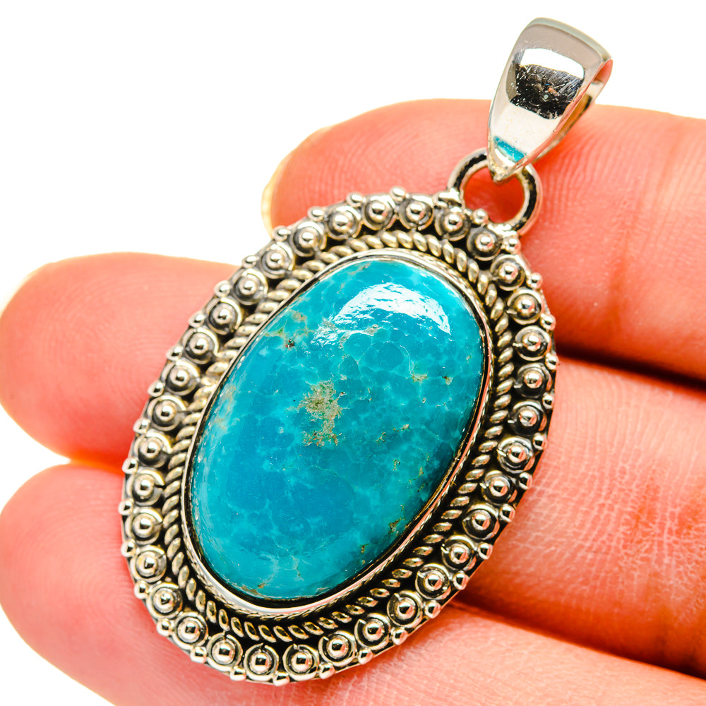 Chrysocolla Pendants handcrafted by Anasilvercos - PD11725