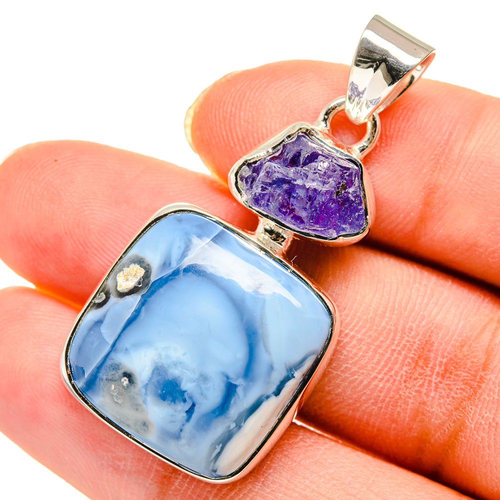 Owyhee Opal Pendants handcrafted by Anasilvercos - PD11737