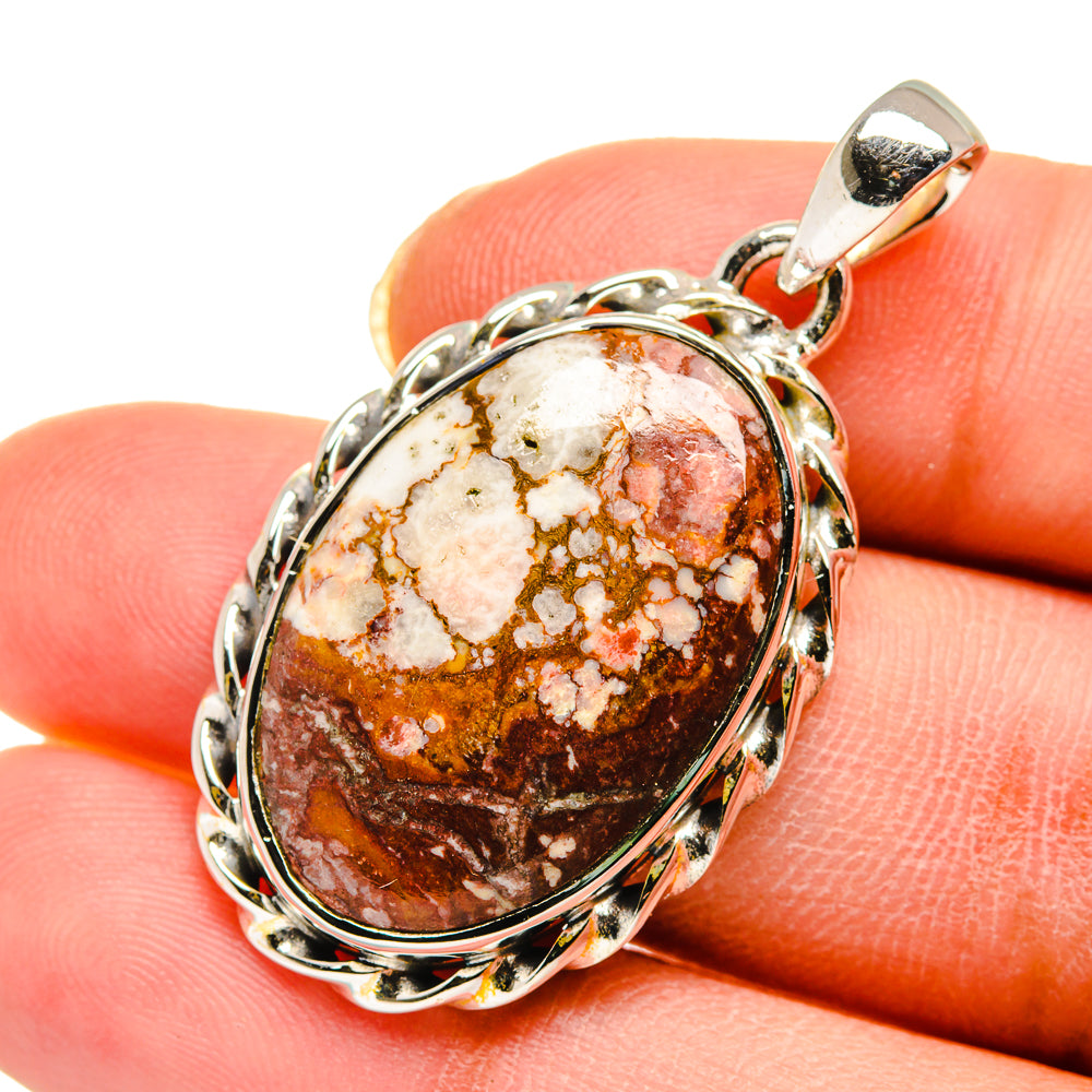 Mahogany Obsidian Pendants handcrafted by Anasilvercos - PD11738
