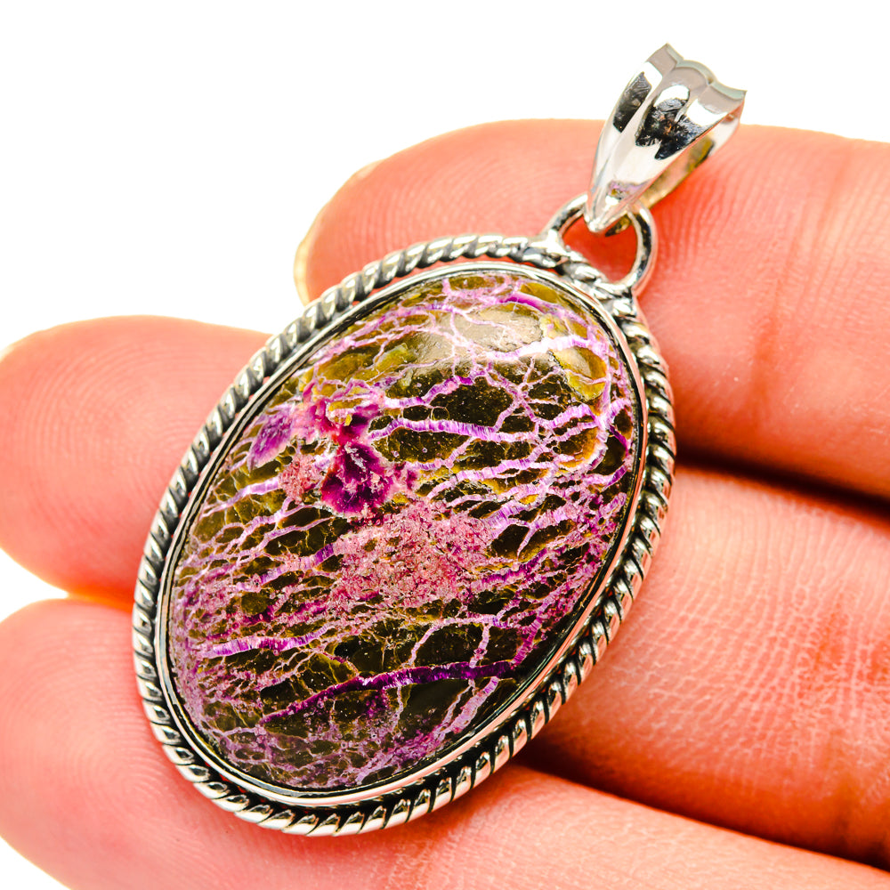 Stichtite Pendants handcrafted by Anasilvercos - PD11745