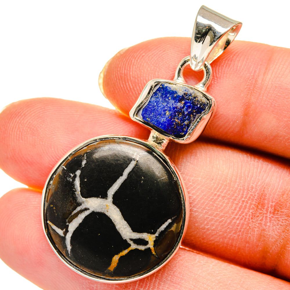 Septarian Geode Pendants handcrafted by Anasilvercos - PD11747