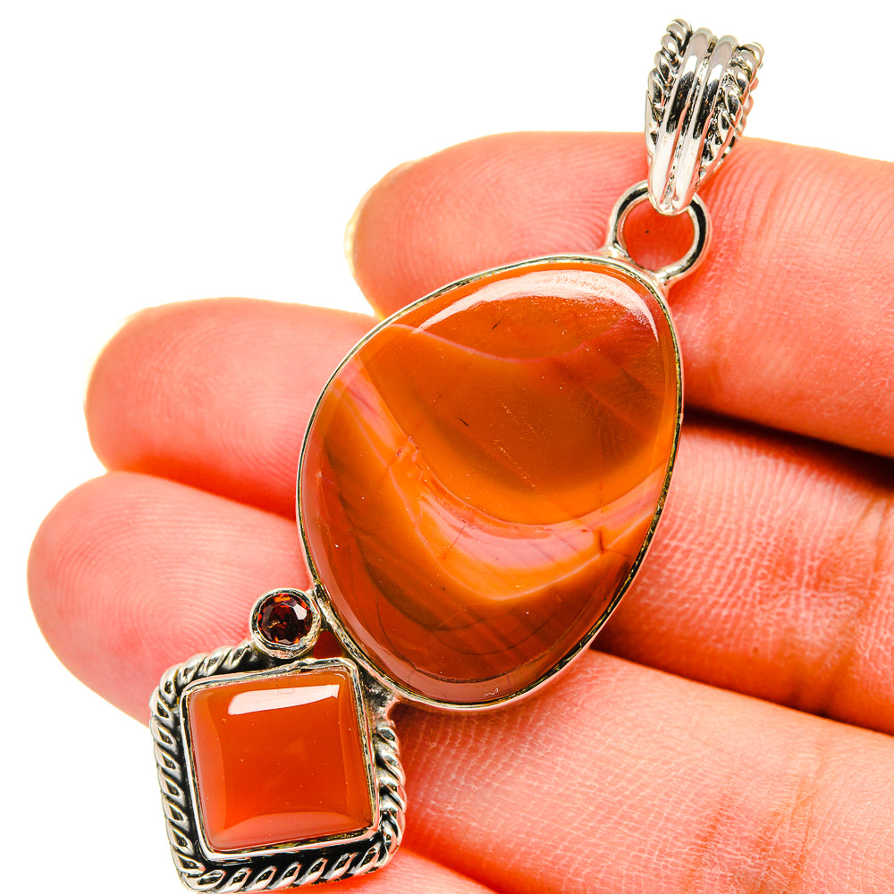 Mookaite Pendants handcrafted by Anasilvercos - PD11751