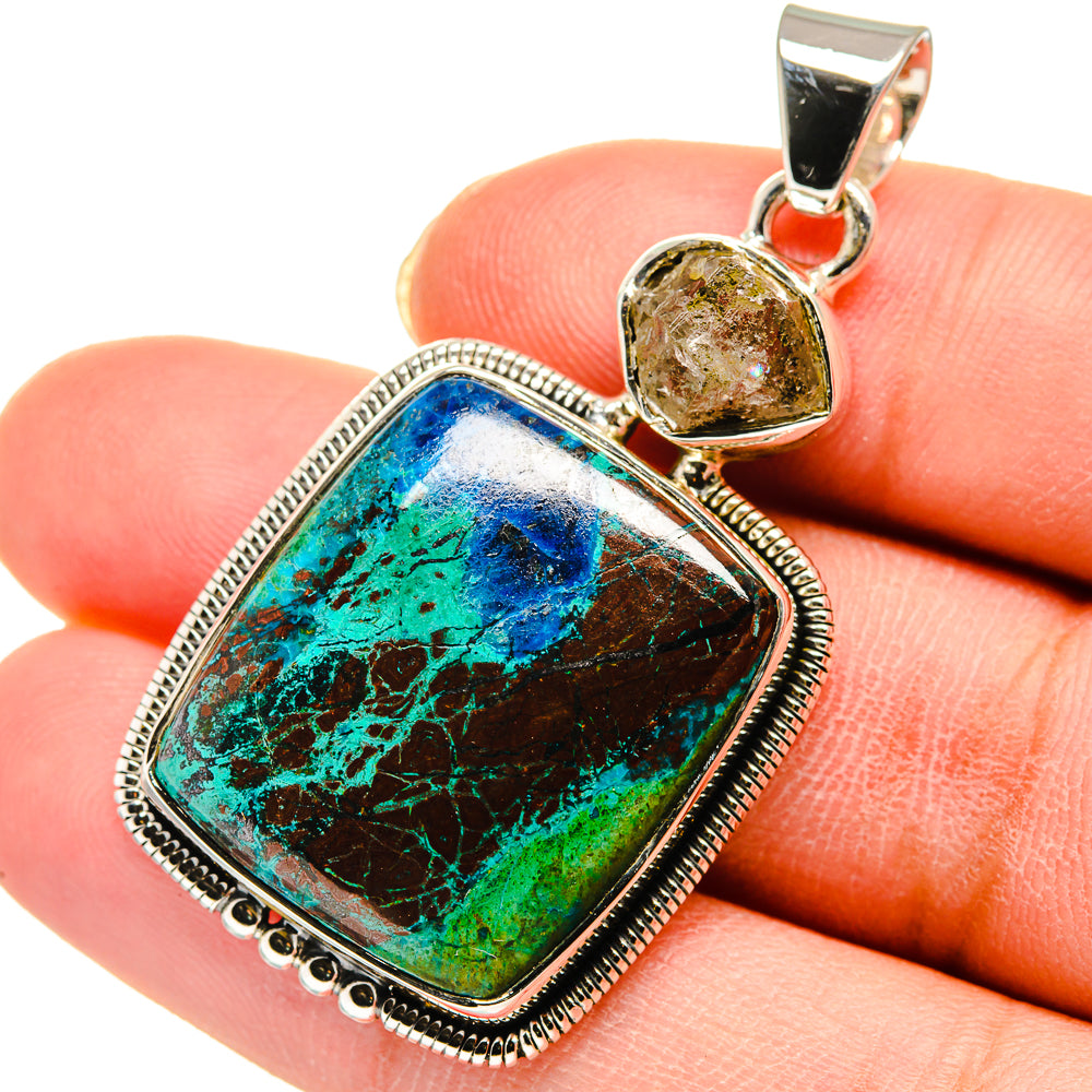 Shattuckite Pendants handcrafted by Anasilvercos - PD11752