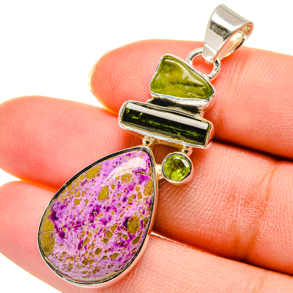 Stichtite Pendants handcrafted by Anasilvercos - PD11764