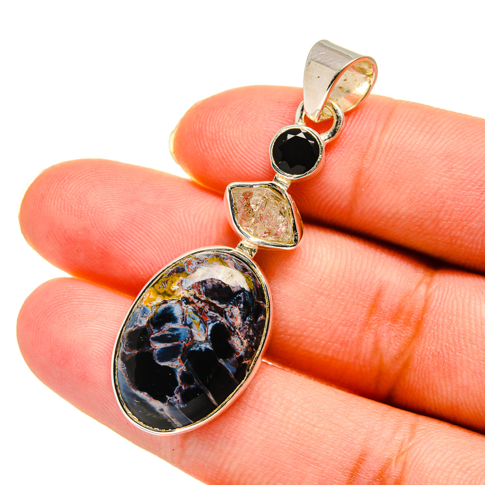Pietersite Pendants handcrafted by Anasilvercos - PD11769