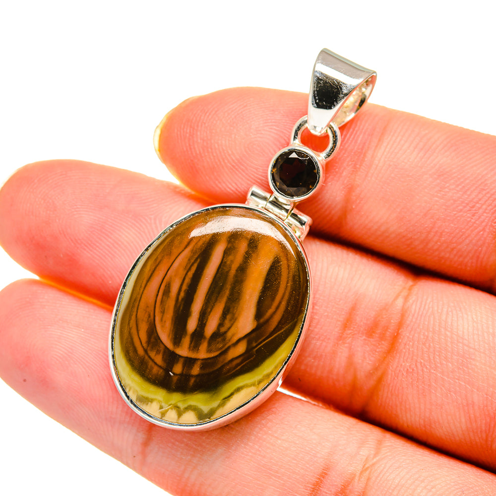 Willow Creek Jasper Pendants handcrafted by Anasilvercos - PD11771
