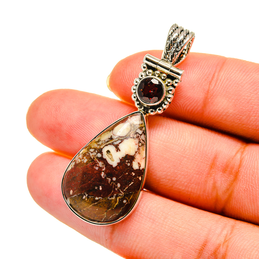 Wild Horse Jasper Pendants handcrafted by Anasilvercos - PD11773