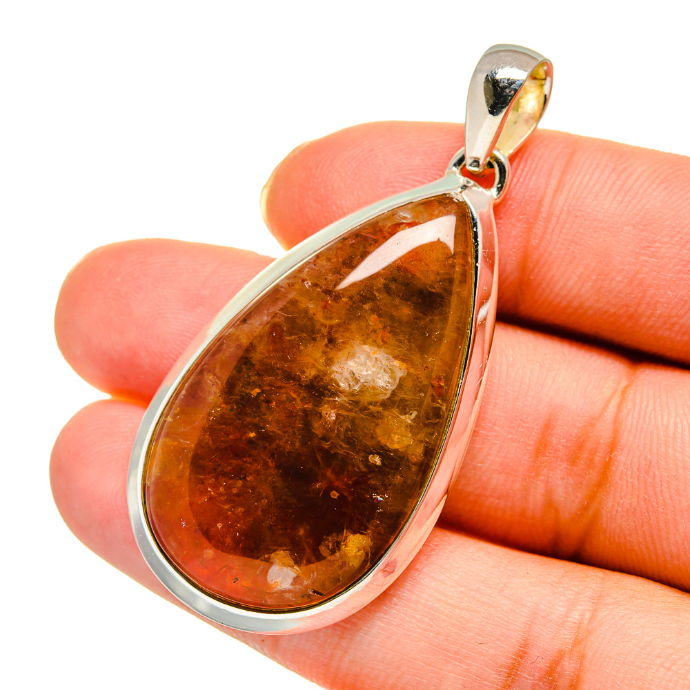 Sunstone Pendants handcrafted by Anasilvercos - PD11799