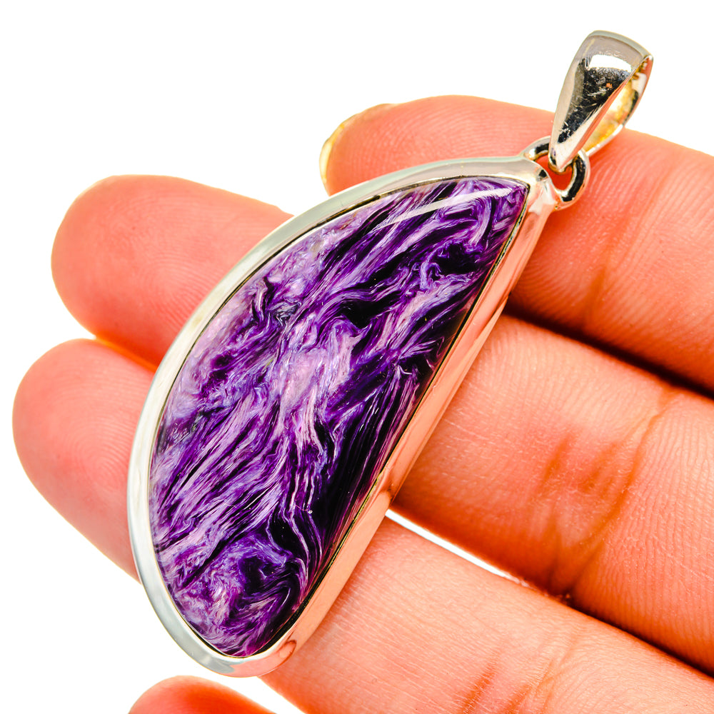 Charoite Pendants handcrafted by Anasilvercos - PD11859