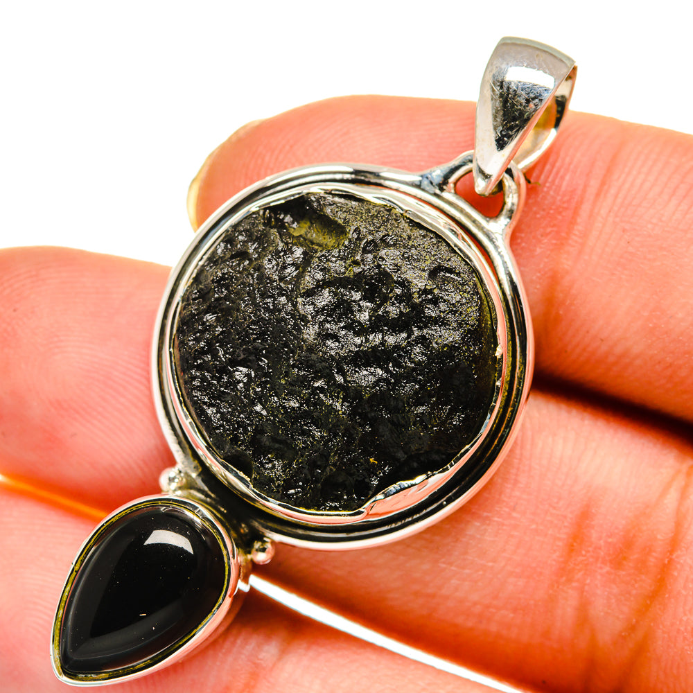 Tektite Pendants handcrafted by Anasilvercos - PD11860