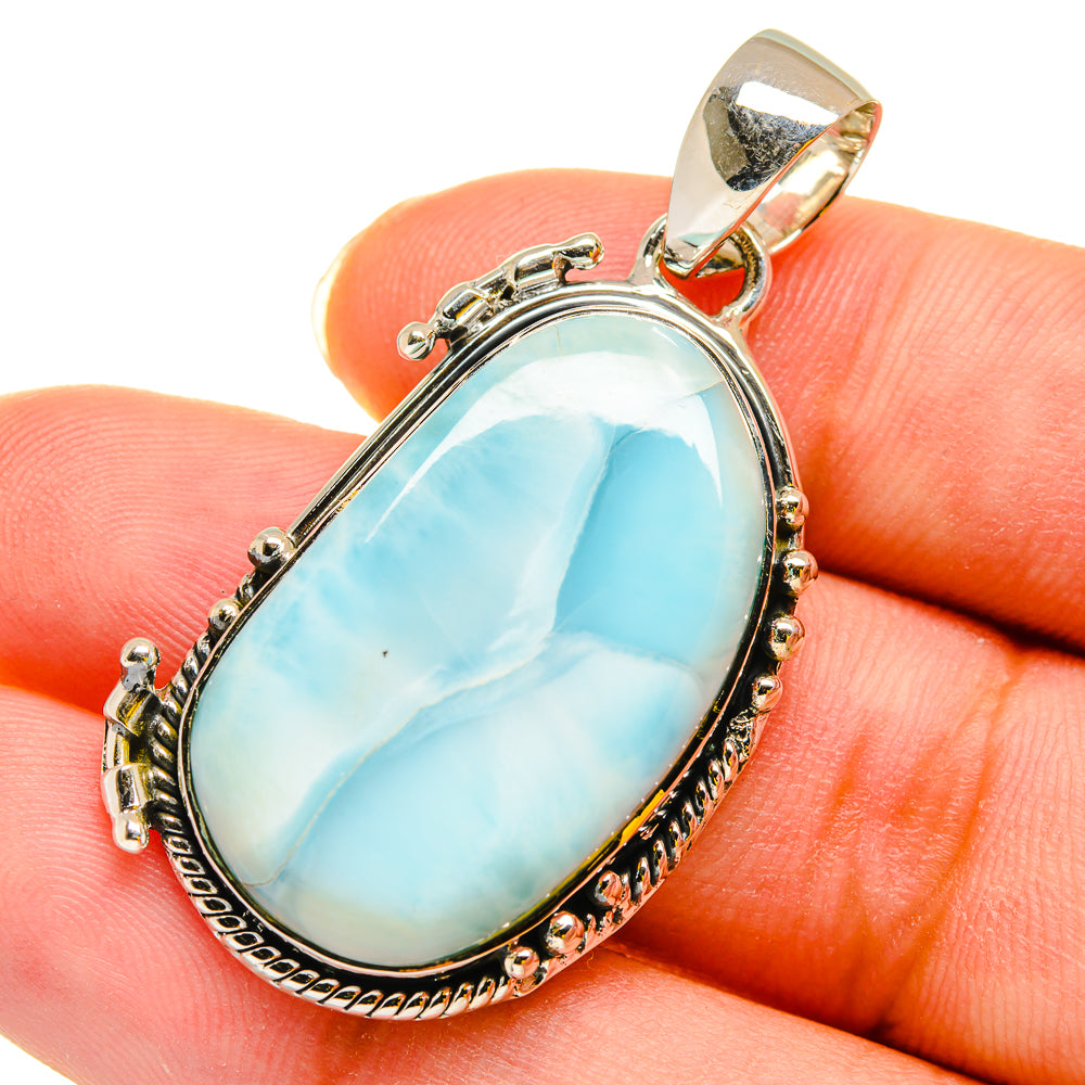 Larimar Pendants handcrafted by Anasilvercos - PD11867