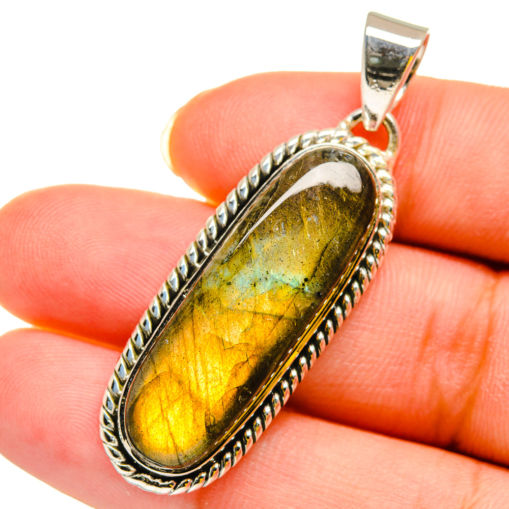 Labradorite Pendants handcrafted by Anasilvercos - PD11869
