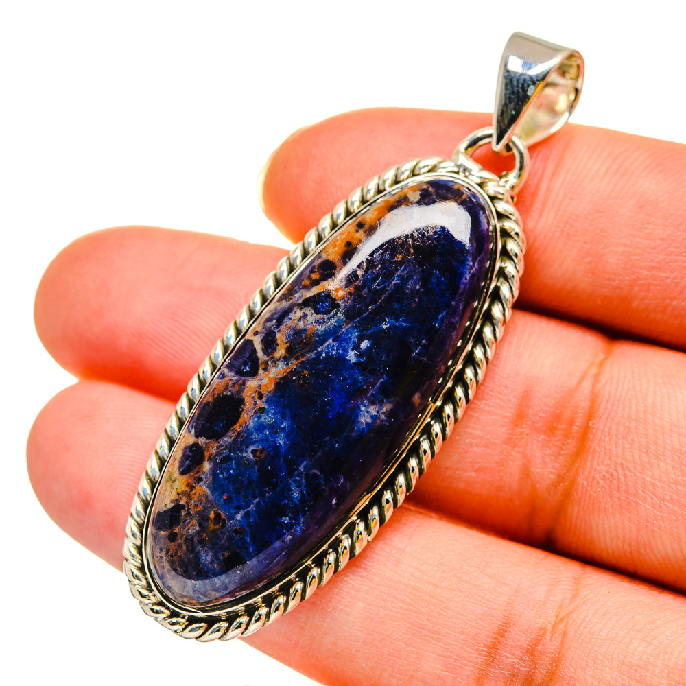 Sodalite Pendants handcrafted by Anasilvercos - PD11874
