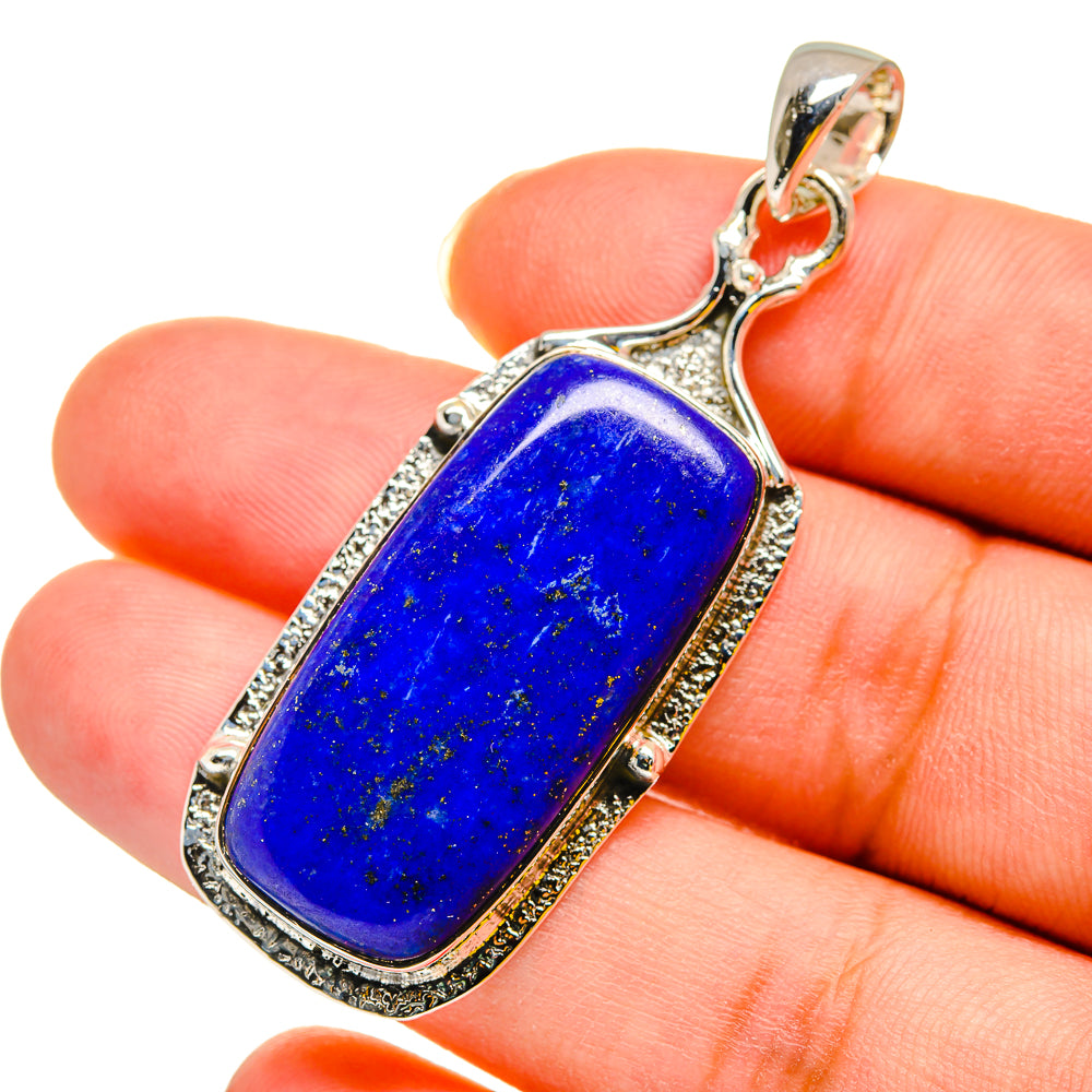 Lapis Lazuli Pendants handcrafted by Anasilvercos - PD11875