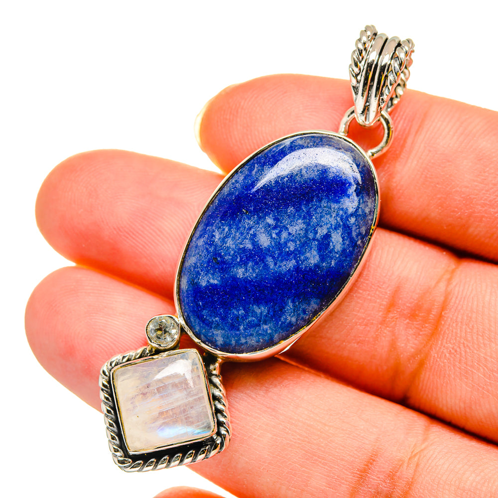 Sodalite Pendants handcrafted by Anasilvercos - PD11879