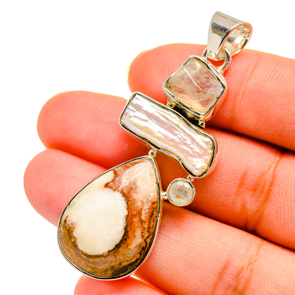 Wild Horse Jasper Pendants handcrafted by Anasilvercos - PD11883