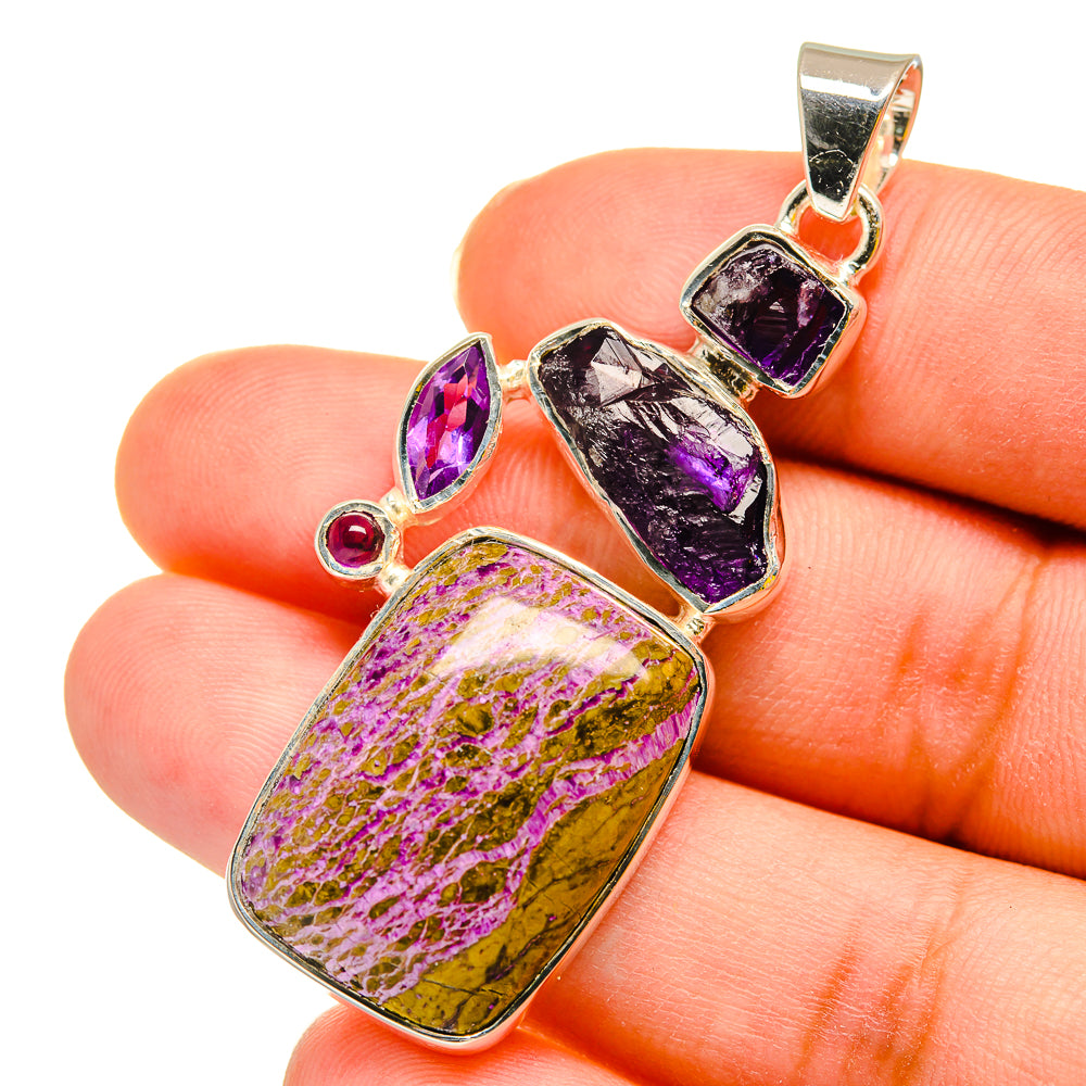 Stichtite Pendants handcrafted by Anasilvercos - PD11884