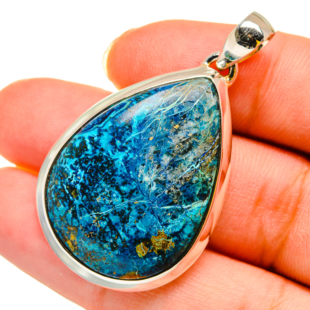 Chrysocolla Pendants handcrafted by Anasilvercos - PD11892
