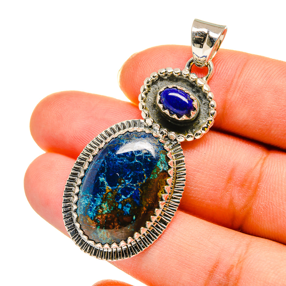Shattuckite Pendants handcrafted by Anasilvercos - PD11897