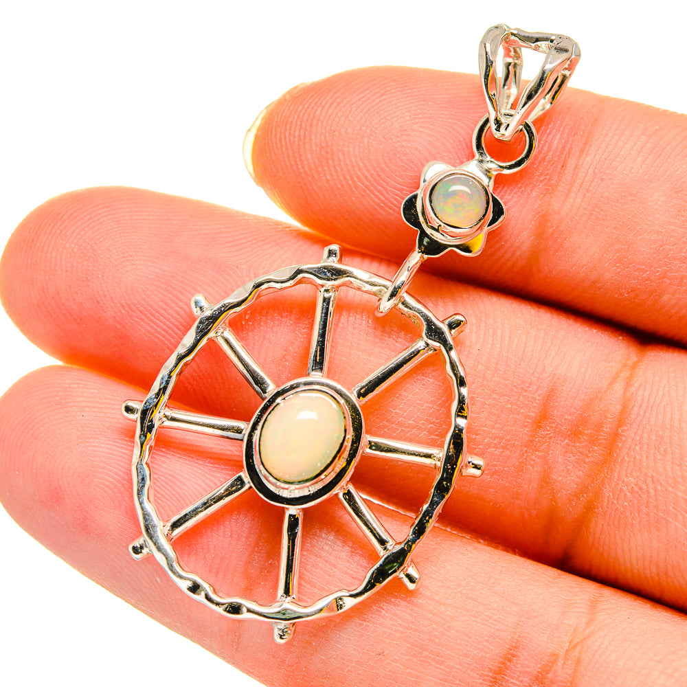 Ethiopian Opal Pendants handcrafted by Anasilvercos - PD11905