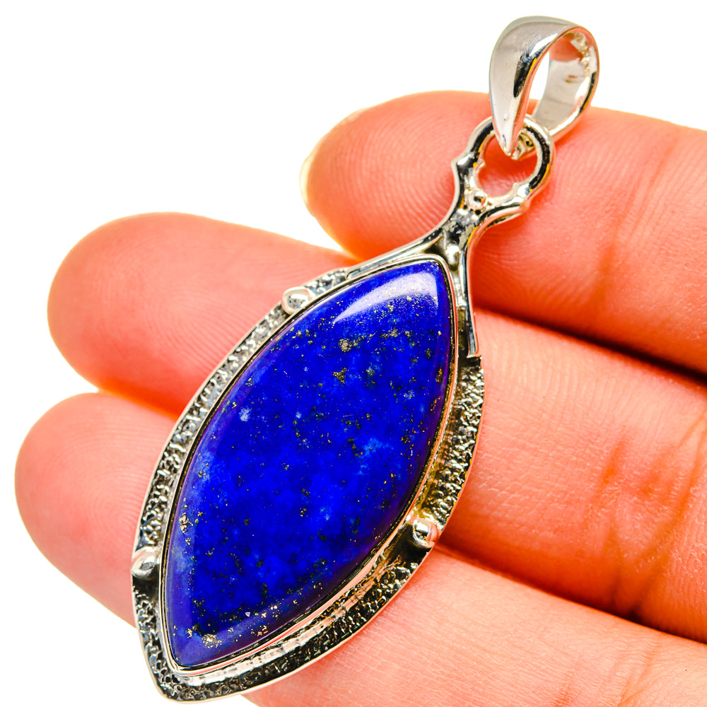 Lapis Lazuli Pendants handcrafted by Anasilvercos - PD11907