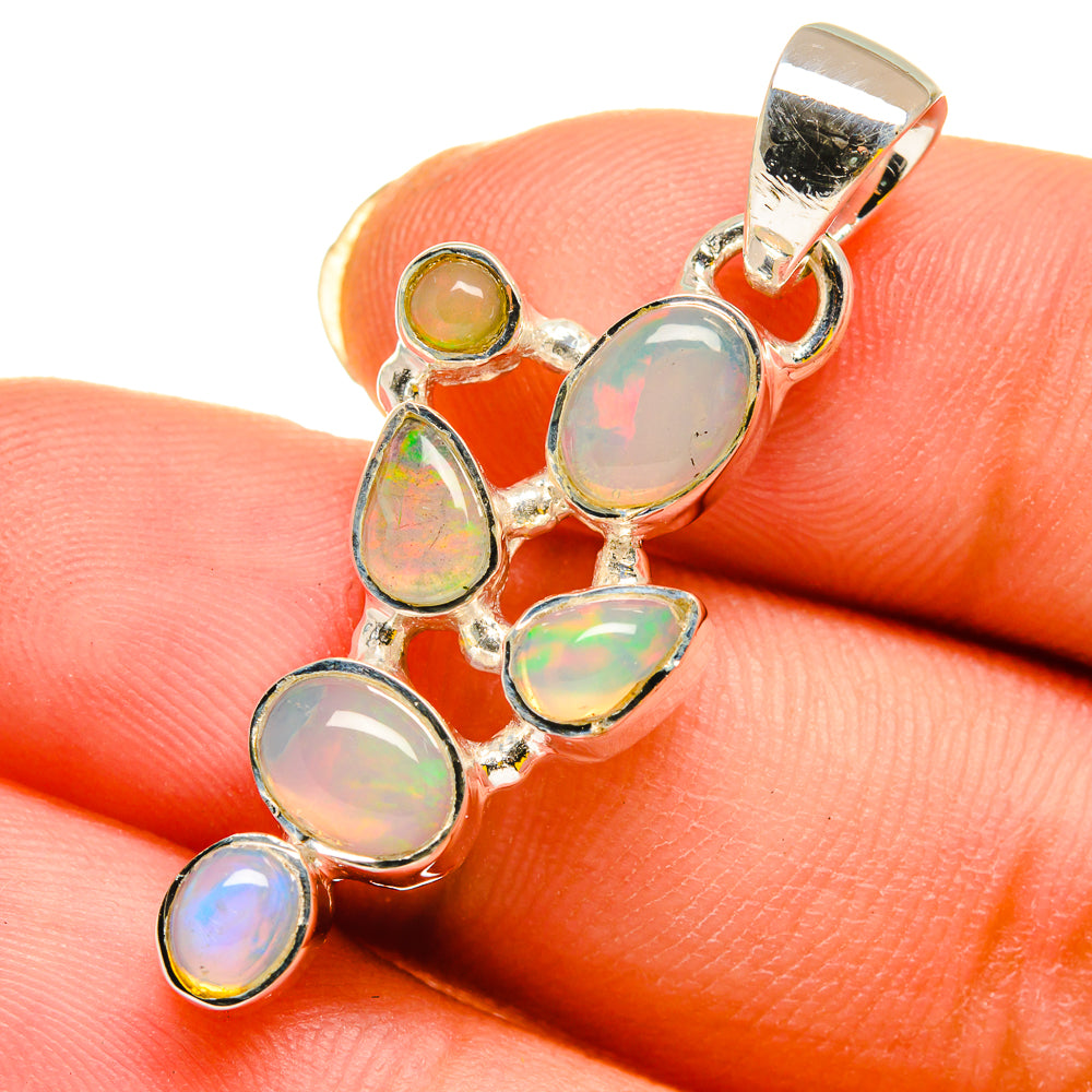 Ethiopian Opal Pendants handcrafted by Anasilvercos - PD11926
