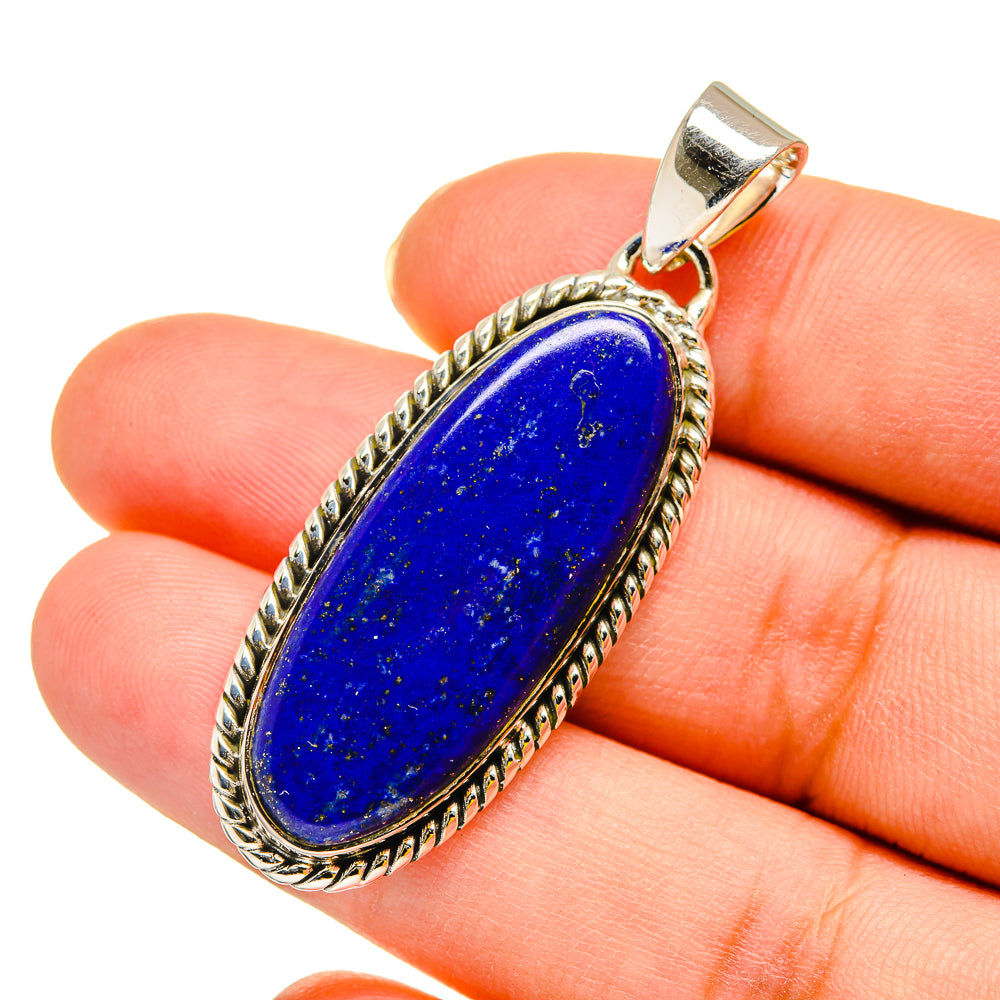 Lapis Lazuli Pendants handcrafted by Anasilvercos - PD11934
